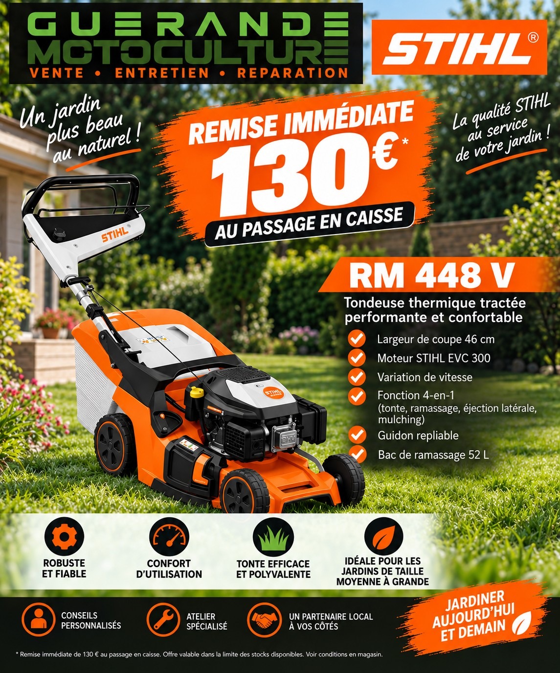 remise 130 € rm 448v